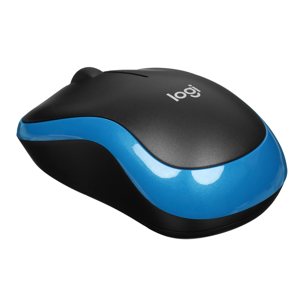 Беспроводная мышь Logitech M185 Blue Wireless Черный / / Черный photo 4